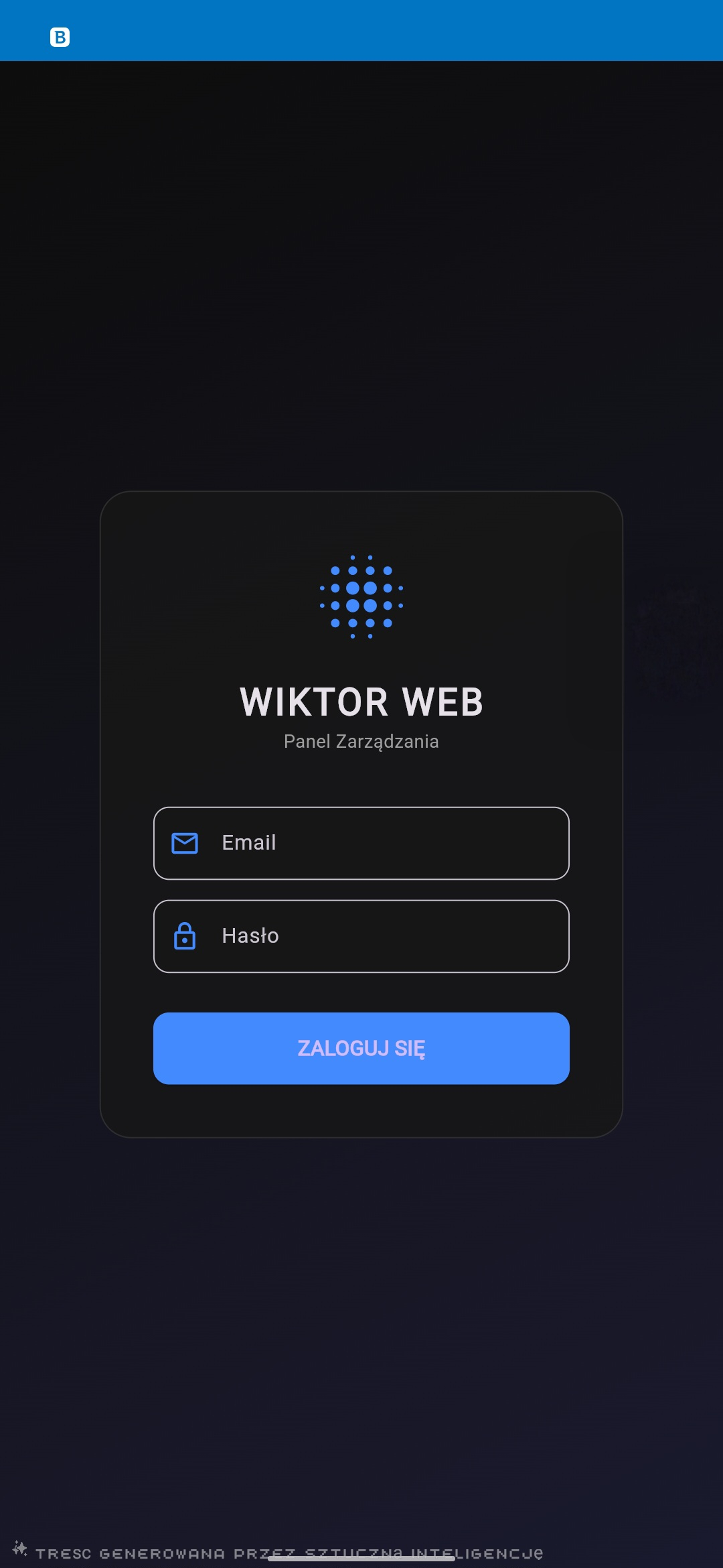 Widok listy projektów